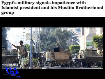 واشنطن بوست: صبر الجيش المصري بدأ ينفد.. والتدخل أصبح وشيكاً