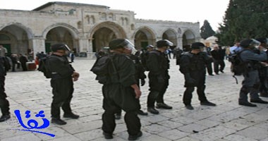 اعتداءات سرائيلية في ساحات المسجد الأقصى