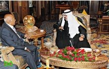 الملك يبحث مع رئيس الوزراء اليمني الأوضاع الراهنة في اليمن 