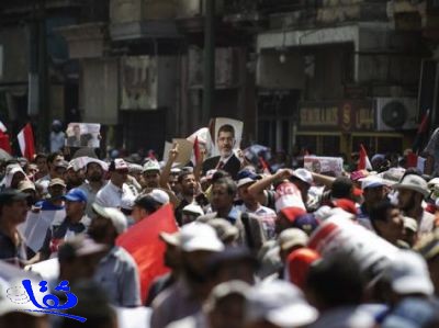 أنصار مرسي يتظاهرون ويحشدون لمليونية "النصر" 
