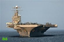 حاملة طائرات امريكية تدخل الخليج دون حوادث