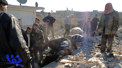 المرصد : ارتفاع حصيلة قتلى غارات النظام السوري على حلب إلى 80