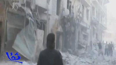 قصف البراميل على حلب يغلق ممر كاستيلو الحيوي