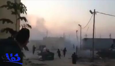 بالفيديو : لحظة سقوط أحد صواريخ المقاومة في قاعدة عسكرية لقوات الاحتلال