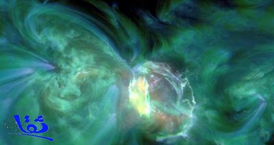 فلكية جدة : رصد أول "انفجار شمسي" خلال فصل الخريف 