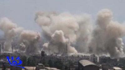 25 قتيلا بينهم 11 طفلا في غارات للجيش السوري على حمص