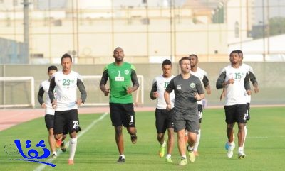 المنتخب السعودي يستأنف تدريباته بعد التأهل لدور الاربعة 