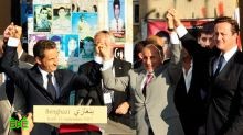 ساركوزي وكاميرون  في زيارة تاريخية لليبيا 