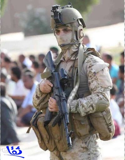  صورة جندي سعودي في اليمن تثير إعجاب المغردين على تويتر 