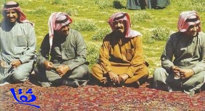  صورة تجمع خادم الحرمين بالملك فهد والملك عبد الله والأمير سلطان بروضة الخفس 