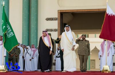  قطر ترحب بخادم الحرمين الشريفين 