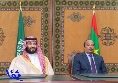 ولي العهد يلتقي الرئيس الموريتاني ويعقدان اجتماعاً ثنائياً 