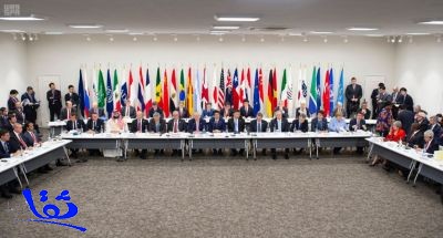  قادة ورؤساء وفود دول مجموعة العشرين يعقدون جلسة مصاحبة لأعمال القمة 