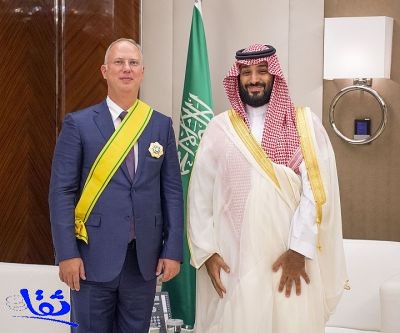 سمو ولي العهد يقلد الرئيس التنفيذي لصندوق الاستثمار الروسي المباشر وشاح الملك عبدالعزيز من الطبقة الثانية