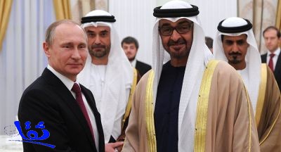ولي عهد أبو ظبي يلتقي الرئيس الروسي