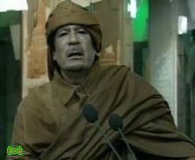 القذافي يوبخ حلف الاطلسي