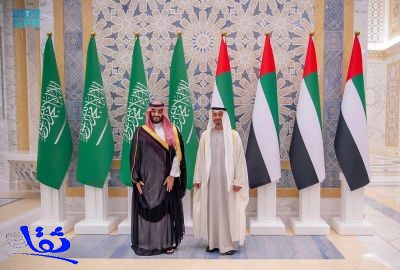 سمو ولي العهد يصل إلى دولة الإمارات ويعقد جلسة مباحثات رسمية مع سمو ولي عهد أبو ظبي
