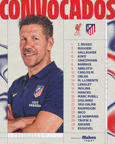 استبعاد ألفاريز من قائمة أتلتيكو مدريد ضد ليفربول بدوري أبطال أوروبا