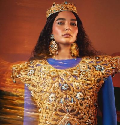 فستان مصمم من ذهب عيار 21 يدخل موسوعة جينيس فستان مصمم من ذهب عيار 21 يدخل موسوعة جينيس