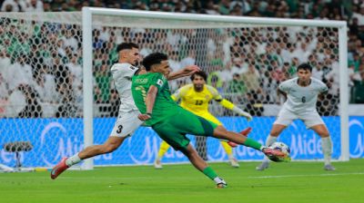 المنتخب السعودي يتأهل إلى كأس العالم 2026 بعد تعادله مع العراق المنتخب السعودي يتأهل إلى كأس العالم 2026 بعد تعادله مع العراق