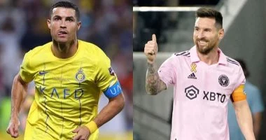 ميسي يتفوق على رونالدو فى صراع الحذاء الذهبي