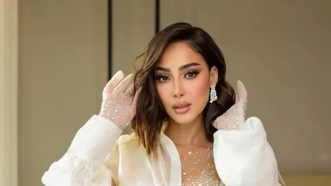 بسمة بوسيل تقاضي "عرافة" بعد ادعاءات عن صحة تامر حسني