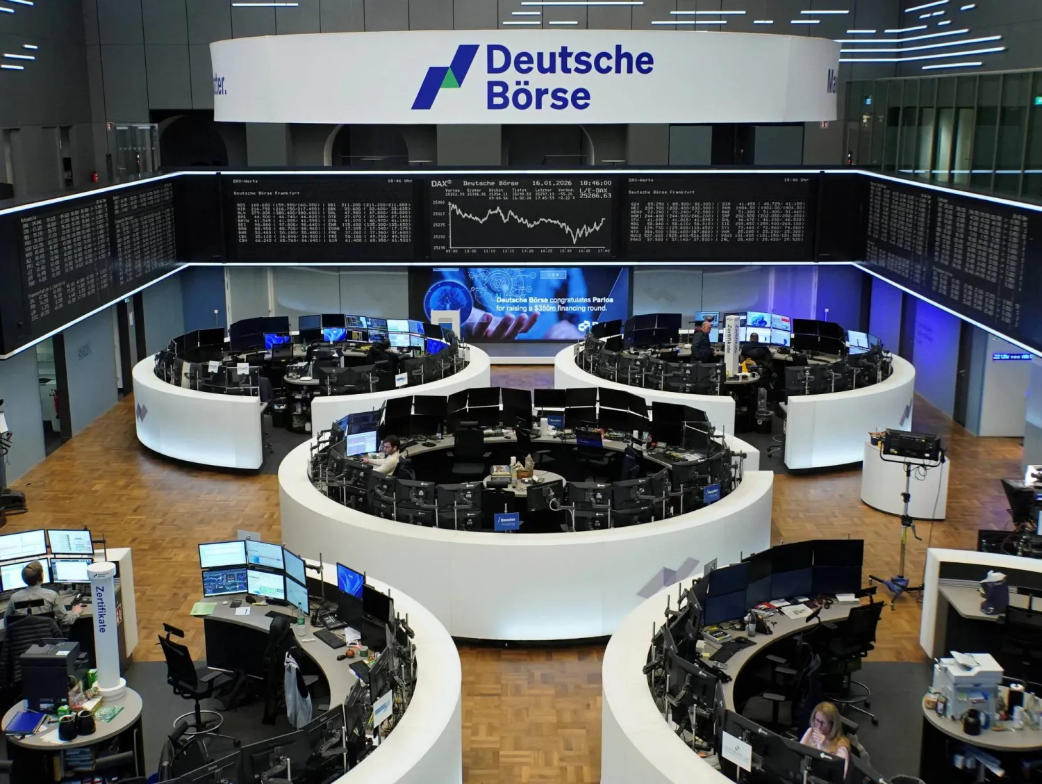 الأسهم الأوروبية تهوي مع تصاعد تهديدات ترمب بفرض رسوم جمركية