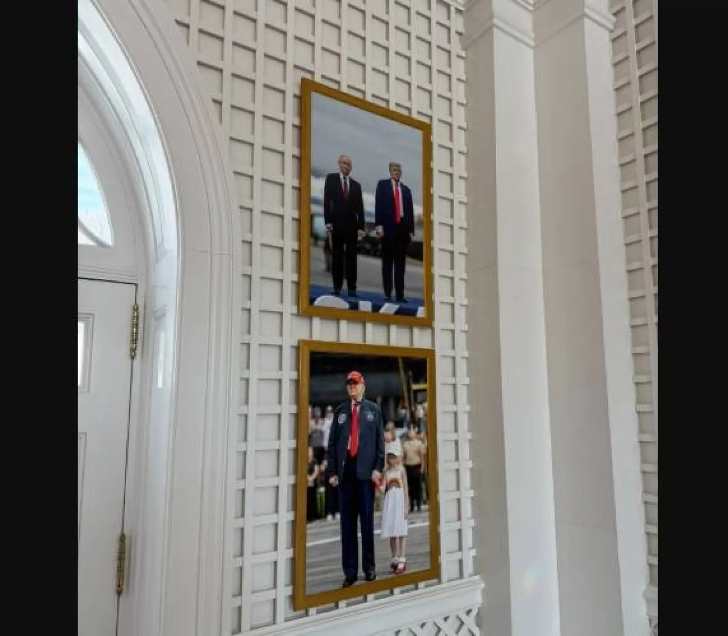 ترمب يعلّق صورة تجمعه ببوتين في البيت الأبيض