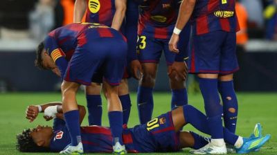 برشلونة يفقد موهبته لامين جمال حتى نهاية الموسم