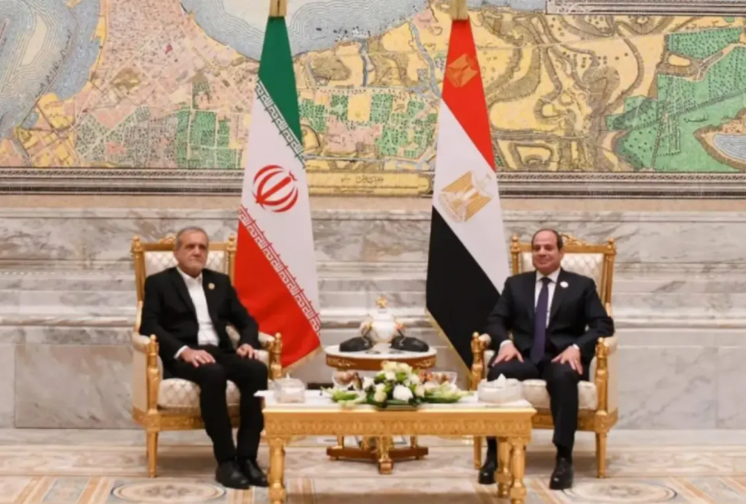 السيسي يدعو رئيس إيران إلى تفادي «الحسابات الخاطئة»