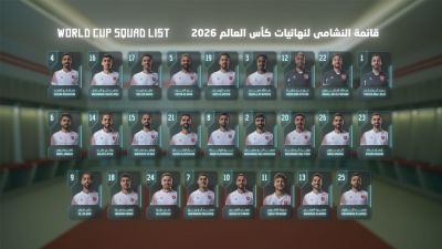 المنتخب الأردني يعلن قائمة لاعبيه المشاركين في المونديال