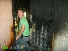 يهود متطرفين يحرقون مسجد في اسرائيل 