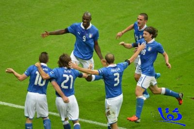 ايطاليا تهزم ألمانيا وتصعد لنهائي يورو 2012