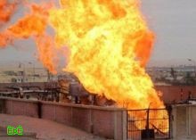 تفجير خط الغاز بالعريش المصرية للمرة السابعة خلال تسعة شهور