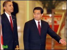 أوباما ورئيس الوزراء الصيني يناقشان موضوعات اقتصادية 