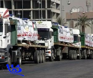 تسيير 45 شاحنة إغاثية سعودية للاجئين السوريين في الأردن