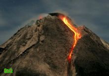 هروب الالاف بعد ثورة بركان جمالاما في اندونيسيا 