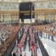 الكعبة المشرفة تتزين بكسوتها الجديدة لعام 1448هـ