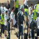 ميسي يخضع لتفتيش أمني صارم في المطار